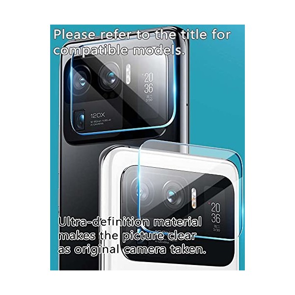 Vaxson 2 Pièces Film Protector Caméra Lentille, compatible avec realme GT NEO 3T Dragon Ball Z Edition [pas en Verre Trempé] 