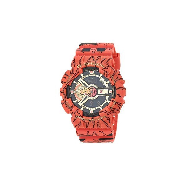 Casio G-Shock x One Piece Dragon Ball Z Mens GA110JDB-1A4 Limited Edition Watch Orange