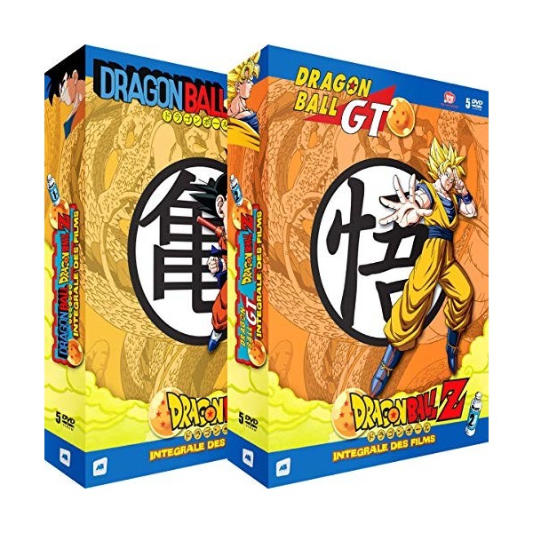 Dragon Ball, Z & GT - Intégrale des Films - 2 Coffrets 10 DVD 