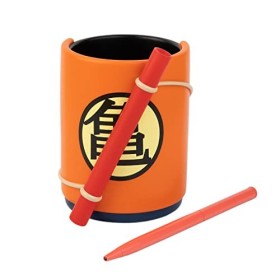 Grupo Erik - Pot à Crayons Dragon Ball avec Stylo Inclus | Accessoire Dragon Ball, Fournitures de Bureau Originales | Sous Li
