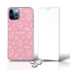 PERSONALAIZER Coque pour iPhone 12/12 Pro + verre trempé + film protecteur dappareil photo Coque mobile iPhone 12/12 Pro Des