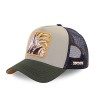 [ X ] CAPSLAB Casquette Homme & Femme Dragon Ball Z, Casquette Trucker, Sangoku, Original et Toutes Les Saisons, Beige, Vert,