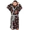 Dragon Ball Z goku robe robe robe noir pyjamas robe peignoir S