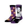 Chaussette Homme Dragon Ball Z Coton, 1 Paire de Chaussettes Fantaisie Homme Freezer, Haute et Originale, Violet, Orange, Bla