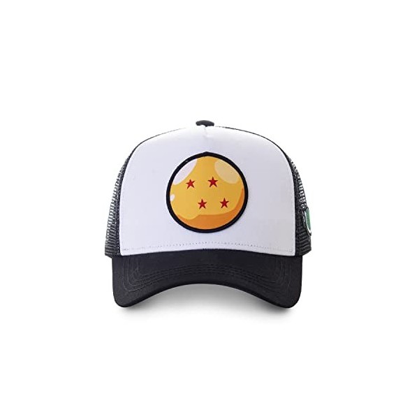 Casquette Homme & Femme Dragon Ball Z, Casquette Trucker, Cristal, Original et Multi-Sport, Blanc, Noir, Jaune, Rouge, Taille