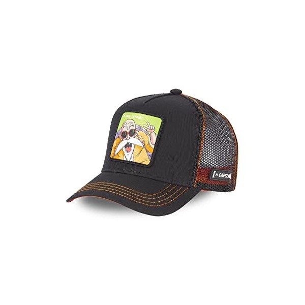 [ X ] CAPSLAB Casquette Homme & Femme Dragon Ball, Casquette Trucker, Goku, Originale et Authentique, Noir, Blanc, Orange, Ta