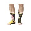 Chaussette Homme Dragon Ball Z Coton, 1 Paire de Chaussettes Fantaisie Homme Buu, Respirante et Originale, Rose, Noir, Jaune,