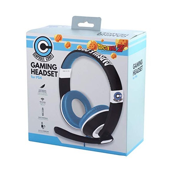 FR-TEC Dragon Ball Z Casque Universel Filaire pour Playstation 4/5/XBoxOne/SeriesX/Switch/Téléphone/Tablette