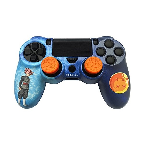 FR-TEC Dragon Ball Super Coque Rigide + Grips pour Manette Playstation 4