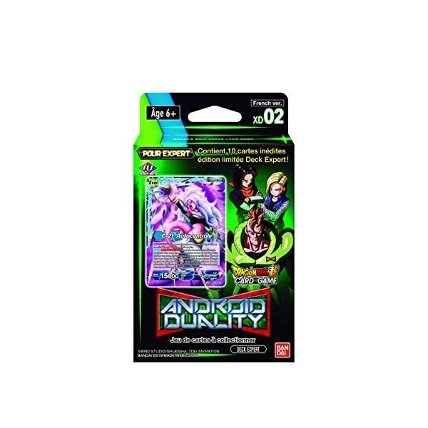 Dragon Ball Super Card Game - Deck Expert de 51 Cartes : Android Duality - Version Francaise XD02