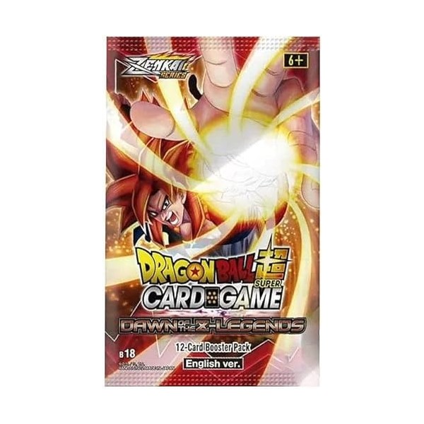 Dragon Ball Super - Booster de 12 Cartes B18 : Dawn of The Z-Legends - Version Française