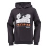 Dragon Ball Z Sweat à Capuche Garçon, Pull Design Super Saiyan et Goku, Sweat Shirt Textile Gris, Sweat à Capuche Cadeau pour