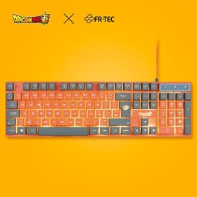 FRTEC - Dragon Ball Super Pack Keyboard + Souris + Tapis Compatible PC QWERTY 