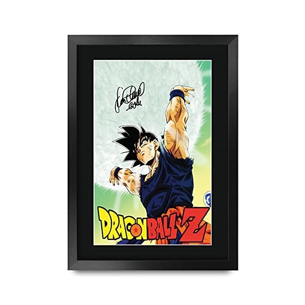 HWC Trading FR A3 Dragonball Z Sean Schemmel Cadeaux Imprimé Signé Autographe Photo pour les fans de télévision - A3 Encadré