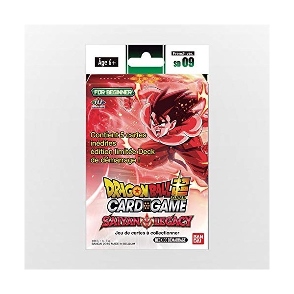 Dragonball Super Card Game - Deck SD09 - Saiyan Legacy en Français