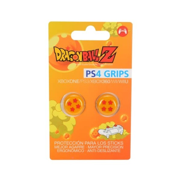 FRTEC - Prises de Pouce DRAGON BALL 4 STARS Compatible avec Manette Playstation 5 PS4, PS3, XBOX One, X360, Wii, Wiiu 