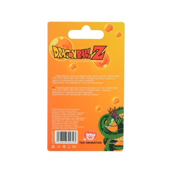 FRTEC - Prises de Pouce DRAGON BALL 4 STARS Compatible avec Manette Playstation 5 PS4, PS3, XBOX One, X360, Wii, Wiiu 