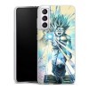 Coque Silicone Compatible Samsung Galaxy S21 FE Dragon Ball z Gohan Goku Kamehameha | Manga | Silicone