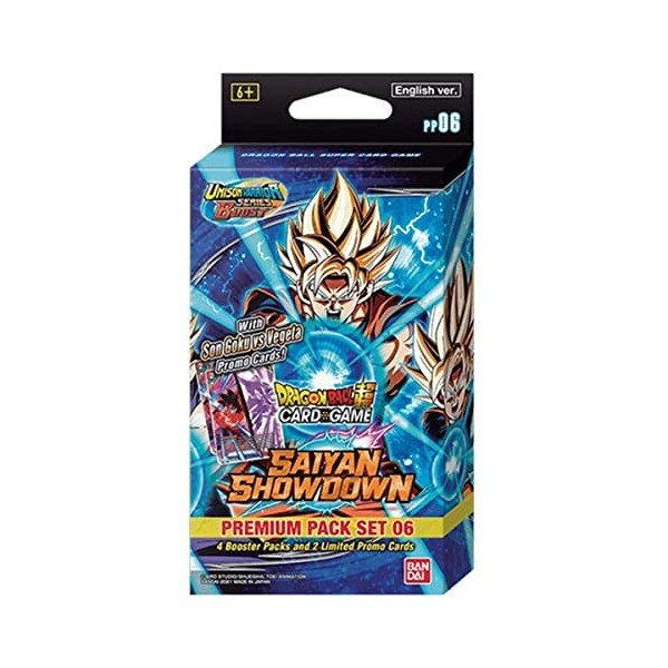 Unison Warrior Series 15 UW6 Premium Pack 06 PP06 Dragon Ball Super Saiyan Showdown