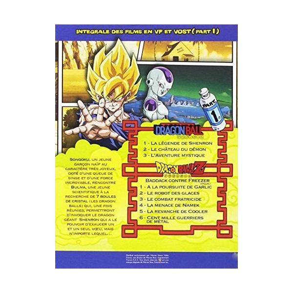 Dragon Ball & Dragon Ball Z : Lintégrale des Films Part 1 