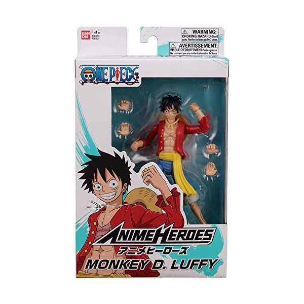 Bandai - Anime Heroes - One Piece - Figurine Anime heroes 17 cm - Monkey D. Luffy - 36931