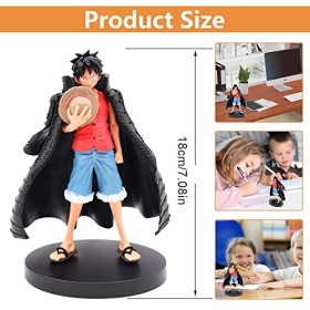 YISKY One Piece Luffy Figurine, Animé Luffy daction Figure, One Piece Anime Décoration Ornements, One Piece Animation Person