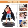YISKY One Piece Luffy Figurine, Animé Luffy daction Figure, One Piece Anime Décoration Ornements, One Piece Animation Person