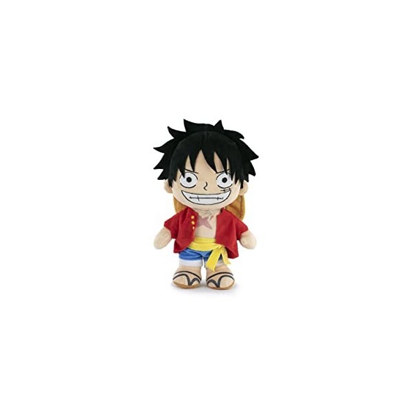 Barrado One Piece - Peluche des Personnages de One Piece- 28cm - Luffy, Sanji, Roronoa Zoro, Shanks - Qualité Super Soft