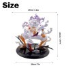 Figurine One Piece Luffy, One Piece Figurine, Figurine Luffy Gear 5, Figurine Anime One Piece Jouet, PQKL-party Luffy Statue 