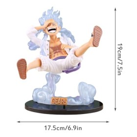 IFHDO Luffy Figurine One Piece Anime Action Figurine Modèle de Figurine Anime Figure Modèle Table Bureau Décoration Anniversa