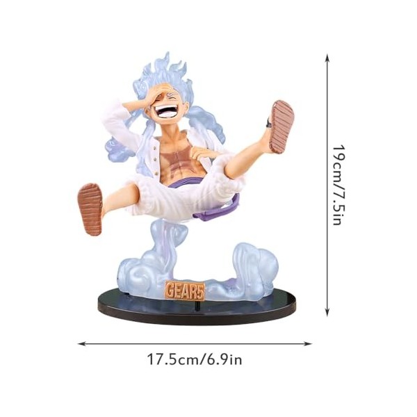 IFHDO Luffy Figurine One Piece Anime Action Figurine Modèle de Figurine Anime Figure Modèle Table Bureau Décoration Anniversa