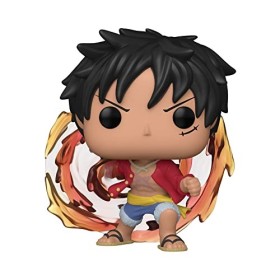 Funko Pop! Animation: One Piece - Red Hawk Luffy - Brille dans Le Noir - Chase - Figurine en Vinyle à Collectionner - Idée de