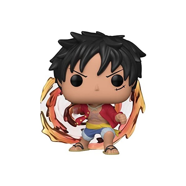Funko Pop! Animation: One Piece - Red Hawk Luffy - Brille dans Le Noir - Chase - Figurine en Vinyle à Collectionner - Idée de
