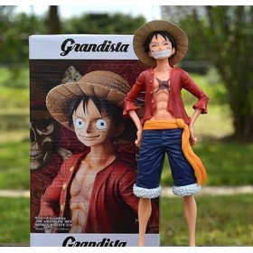 FGuérinInternational Figurine Luffy One Piece Souriant Monkey D. Statuette 3 Visages Collection Décoration Cadeau Anniversair