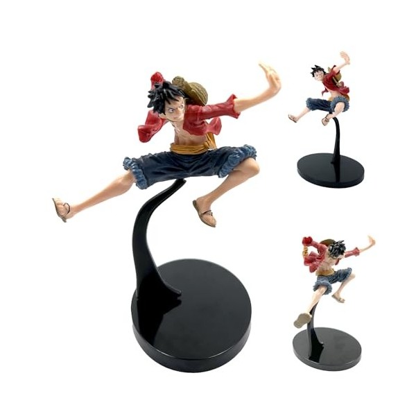 BJPERFMS Figurine One Piece Luffy, 18cm One Piece Figurine Luffy Anime, Luffy Figurine Anime, One Piece PVC Figurine Anime, F