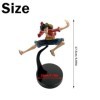 BJPERFMS Figurine One Piece Luffy, 18cm One Piece Figurine Luffy Anime, Luffy Figurine Anime, One Piece PVC Figurine Anime, F