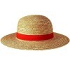 TAIPPAN One Piece - Chapeau de Paille Luffy - Homme，Multifonctionnel crème Solaire Chapeau de Paille Cosplay Chapeau de Solei