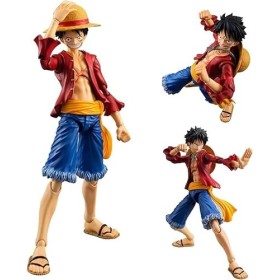 Luffy Action Figure - 17CM Monkey D. Luffy Changeable Face Mobile Figure Model PVC Statue, Anime Action Figure Ornements Coll