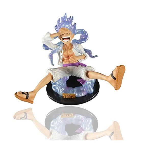 UGIF Luffy Figurine Gear 5, One Piece PVC Statue de Poupée Luffy, Figure 18x21 cm, Décoration Ornements, Figures Collection M