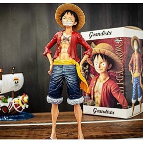 ELEFAD Anime One Piece Figurine Version Souriante Monkey D. Luffy One Piece Pop Figurine Statue en PVC Figurines Décoration 2