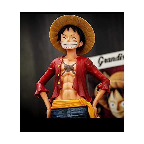 ELEFAD Anime One Piece Figurine Version Souriante Monkey D. Luffy One Piece Pop Figurine Statue en PVC Figurines Décoration 2