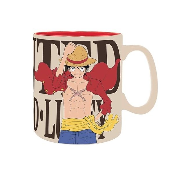 ABYSTYLE - ONE PIECE Mug Luffy & Wanted Grand Contenant