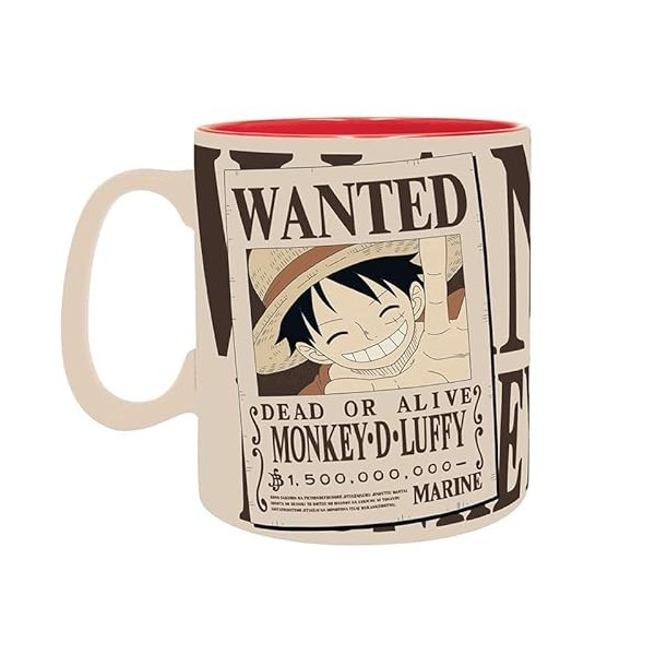 ABYSTYLE - ONE PIECE Mug Luffy & Wanted Grand Contenant