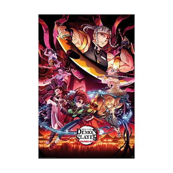 GB Eye - DEMON SLAYER Poster Quartier des plaisirs 91,5 x 61 cm 