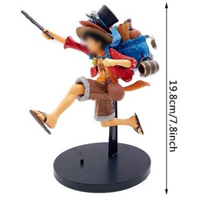 Pirate Lu-ffy Figurine de Manga, Pop Anime, Chapeau de Paille Lu-ffy Figurines de Manga, Figurines Pirate, Figurine en PVC St