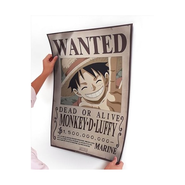 Tainsi One Piece - Wanted Luffy New - Juliste Poster-11x17inch,28x43cm