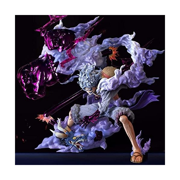 Amdo Anime Action Man Pop One Piece Luffy Dieu du Soleil Nika Gear 5 Figurine Manga Statuette Singe D Luffy Cosplay Décoratio