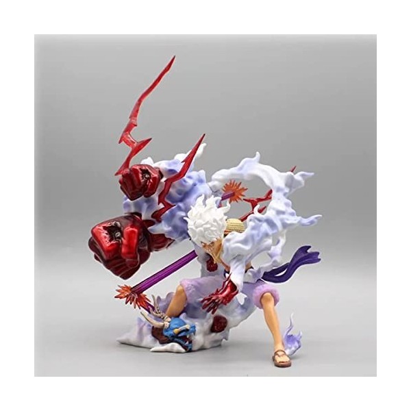 Amdo Anime Action Man Pop One Piece Luffy Dieu du Soleil Nika Gear 5 Figurine Manga Statuette Singe D Luffy Cosplay Décoratio