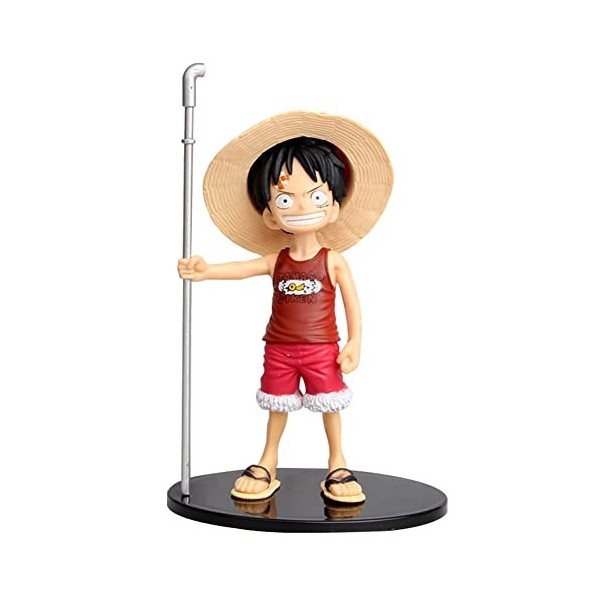 LKNBIF Figurines One Piece, Luffy Figure Modèle, One Piece Action Figure One Piece Anime Décoration de Gâteau Ornements Jouet