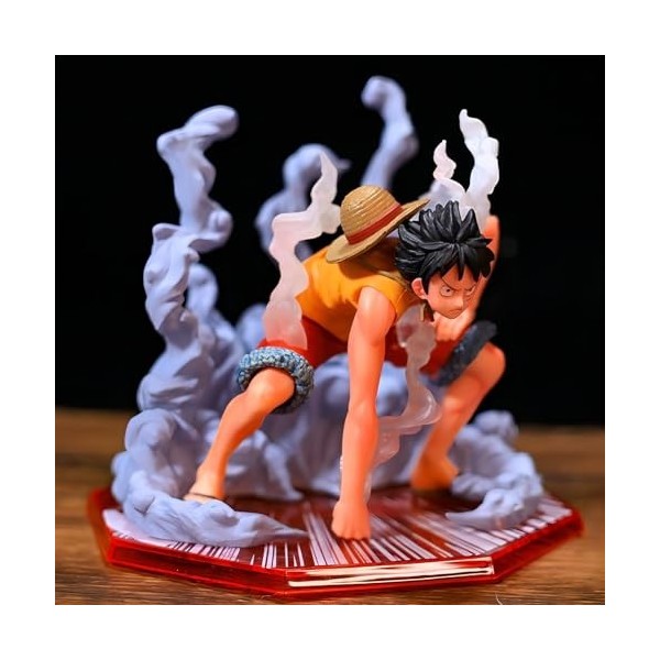 Tuzsocr One Piece Monkey D. Luffy Figure - Paramount War, Figurine Battle Record Collection 12cm, Luffy Figure Modèle Jouet S